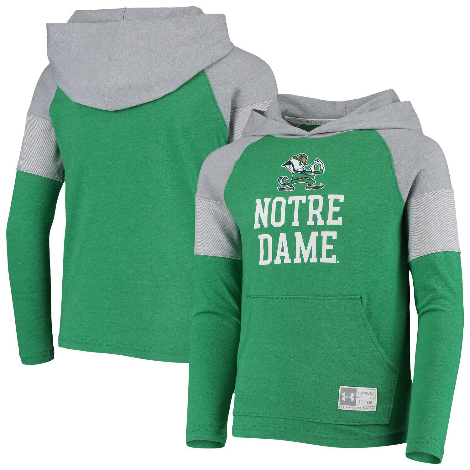 notre dame green hoodie