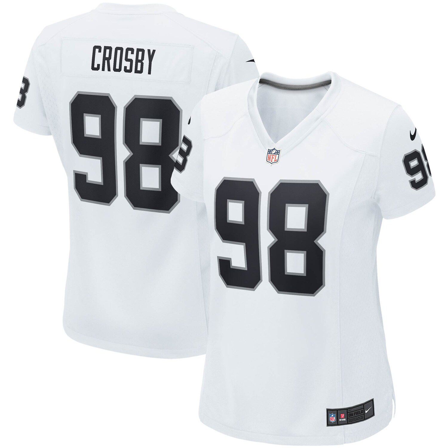 maxx crosby jersey white