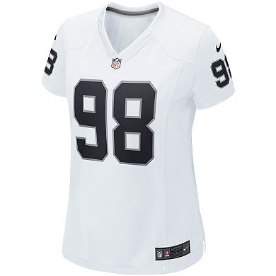 Women's Nike Maxx Crosby White Las Vegas Raiders Game Jersey