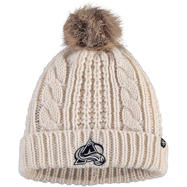 Dallas Cowboys '47 Women's Meeko Cuffed Knit Hat with Pom - White