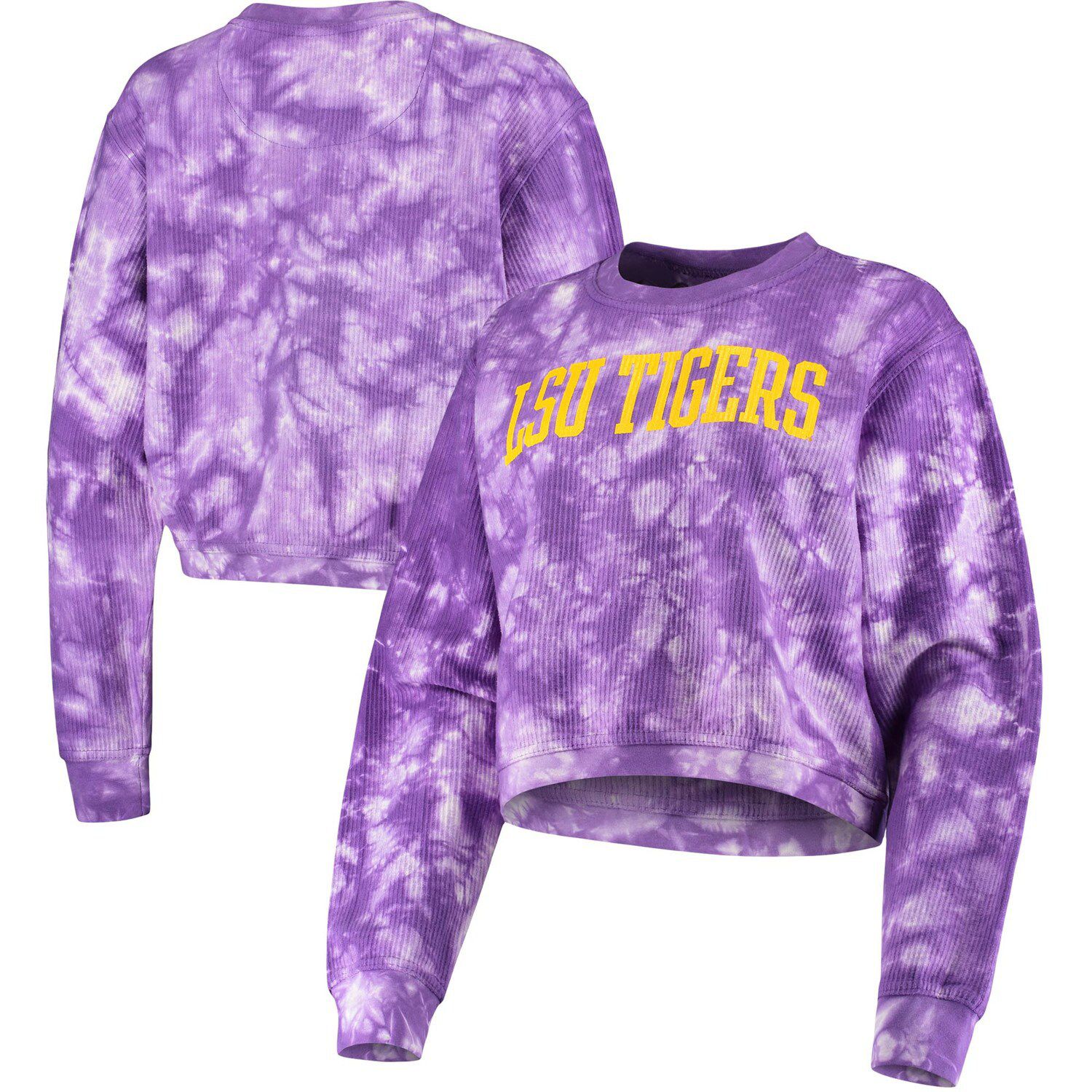 tie dye purple sweatshirt