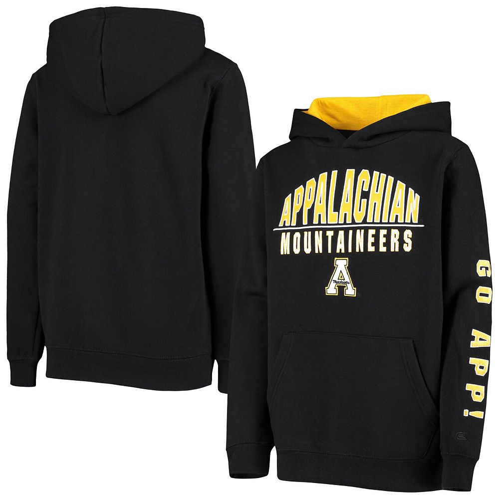 Youth Colosseum Black Appalachian State Mountaineers Karate 2-Hit