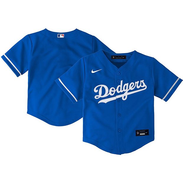 Men's Nike Gray Los Angeles Dodgers Alternate Replica Team Jersey
