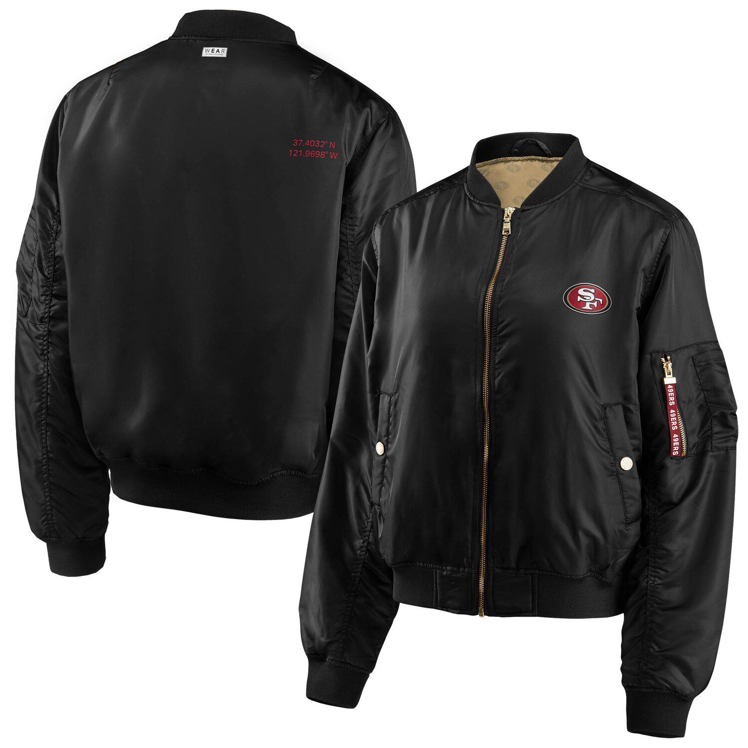 nike 49ers bomber jacket