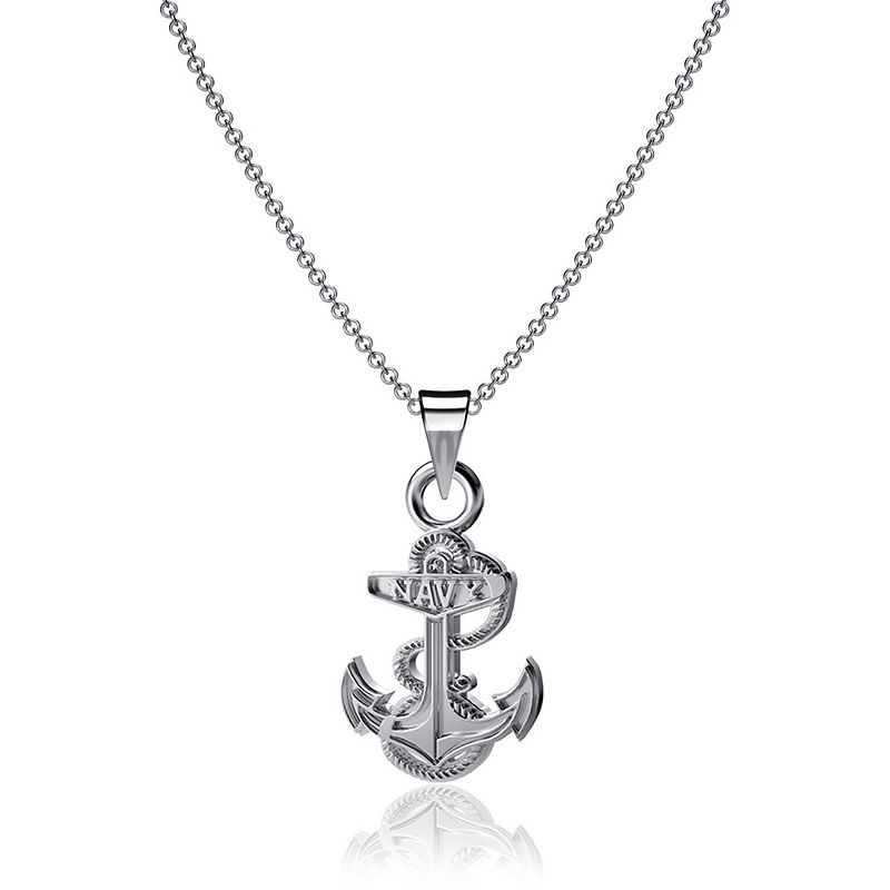 Dayna Designs Navy Midshipmen Pendant Necklace, Womens, NVY Team