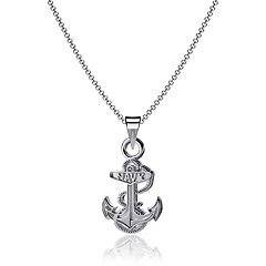 Dayna Designs Navy Midshipmen Pendant Necklace