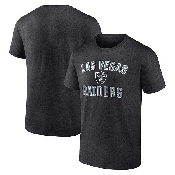 Men's Fanatics Branded Heathered Charcoal Las Vegas Raiders Victory ...