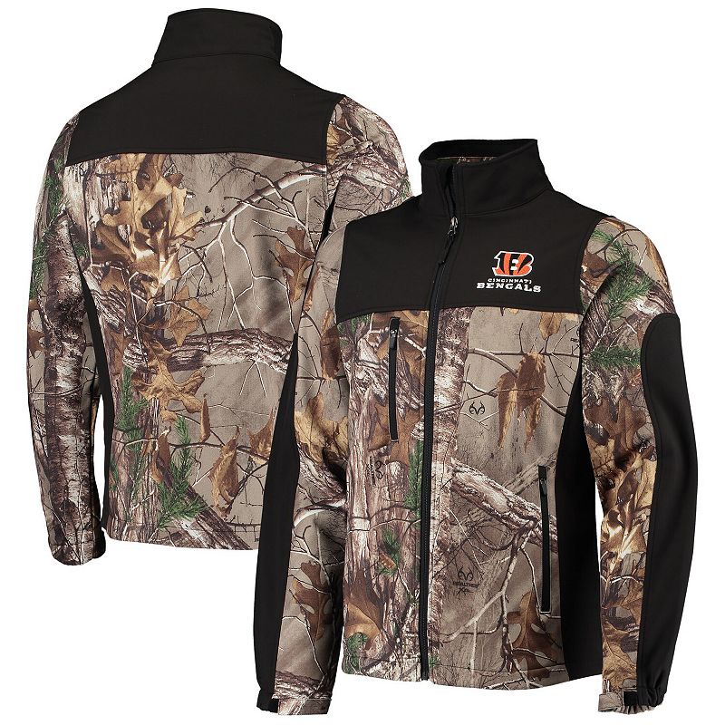 UPC 713829001393 product image for Men's Dunbrooke Realtree Camo/Black Cincinnati Bengals Circle Hunter Softshell F | upcitemdb.com