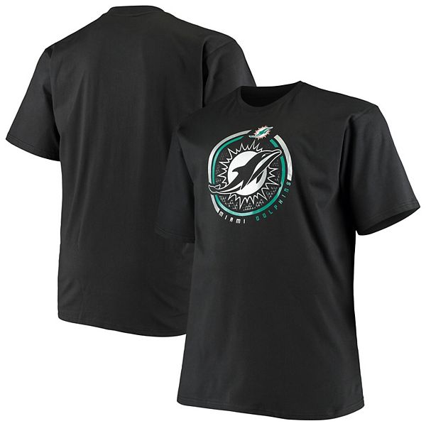 Men's Fanatics Branded Black Miami Dolphins Big & Tall Pop of