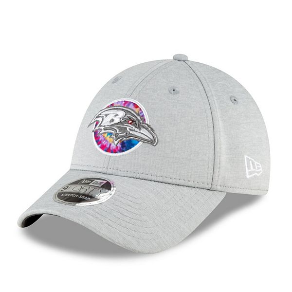 Men's New Era Heather Gray Baltimore Ravens 2020 NFL Crucial Catch Coaches  9FORTY Adjustable Hat