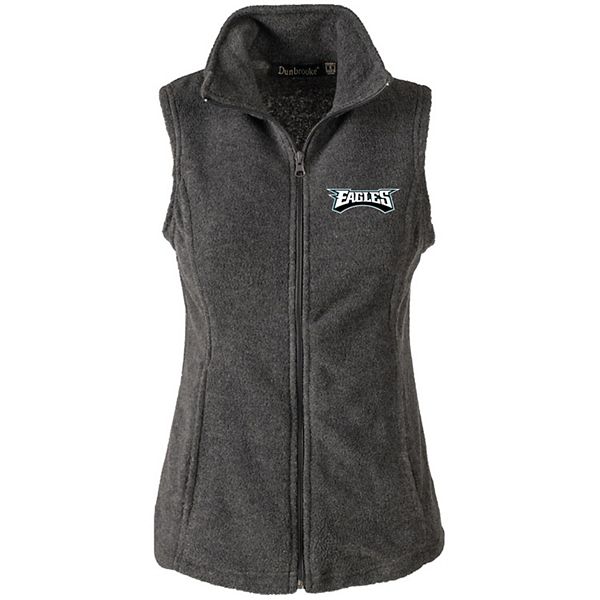 Eagles Legacy Sherpa Vest Womens S / Jet Black