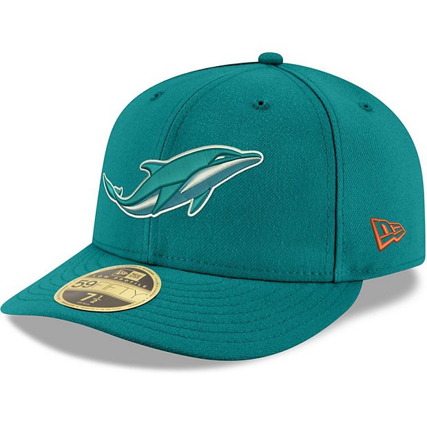 New Era Men's Miami Dolphins Squared Low Profile 9Fifty Adjustable Hat