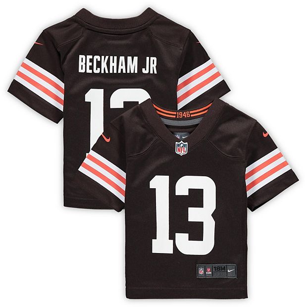 Men's Cleveland Browns Odell Beckham Jr Nike Brown Game Jersey