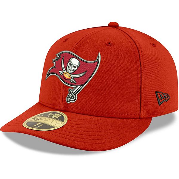 Men's New Era Red Tampa Bay Buccaneers Omaha Low Profile 59FIFTY Fitted  Team Hat