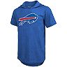Men's Fanatics Branded Josh Allen Royal Buffalo Bills Player Name & Number Tri-Blend Hoodie T-Shirt