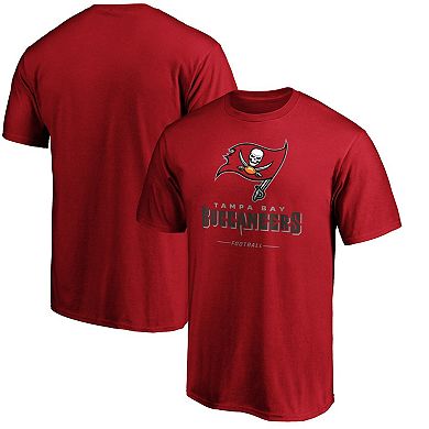 Men's Fanatics Branded Red Tampa Bay Buccaneers Big & Tall Team Lockup T-Shirt