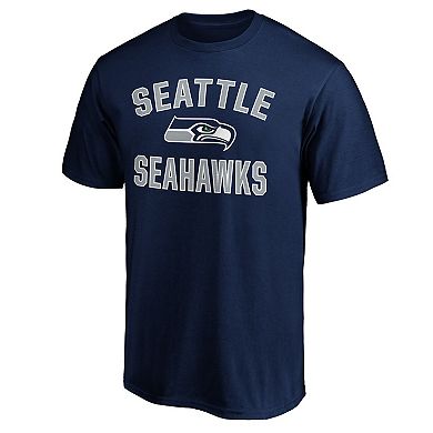 Men's Fanatics Branded College Navy Seattle Seahawks Victory Arch T-Shirt