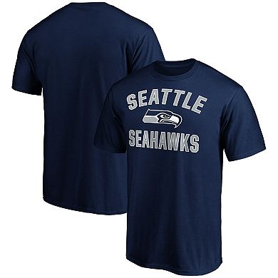 Men's Fanatics Branded College Navy Seattle Seahawks Victory Arch T-Shirt