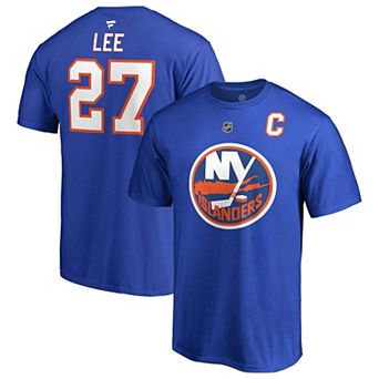 Men's Fanatics Branded Anders Lee Royal New York Islanders Name & Number T-Shirt