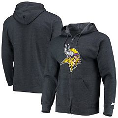 Minnesota Vikings Mens Grey Game Day Classic Hoodie Sweatshirt