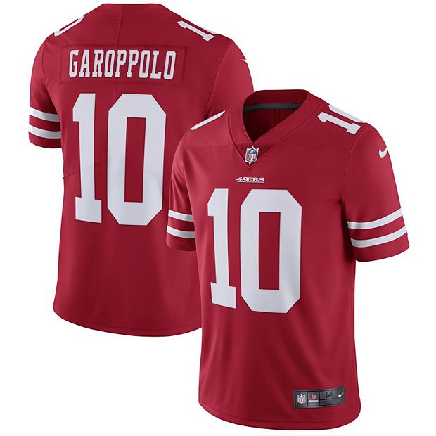 Men's Nike Scarlet San Francisco 49ers Vapor Untouchable Custom Elite Jersey