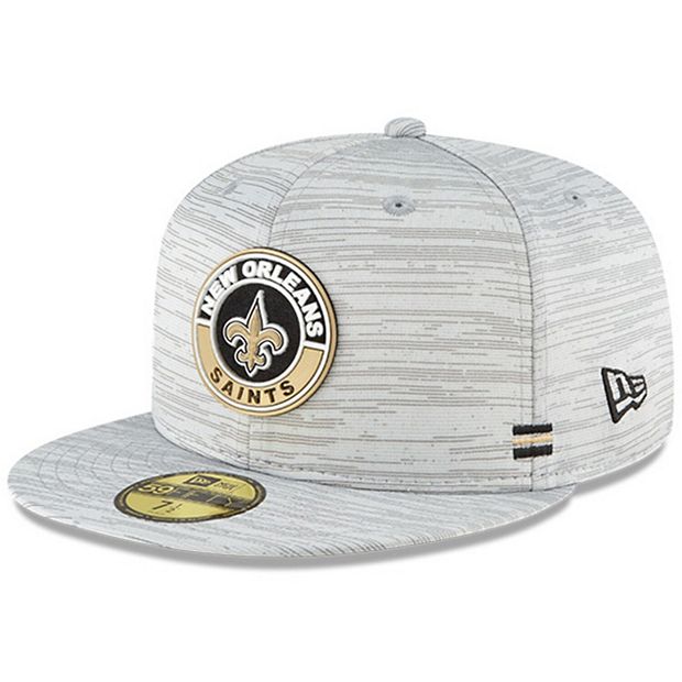Men's New Era New Orleans Saints White on White 59FIFTY Fitted Hat