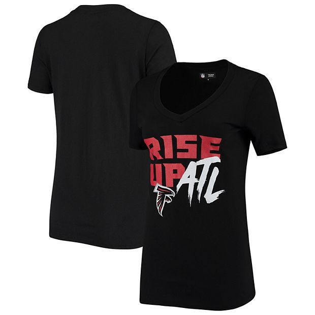 New Era Women's Atlanta Falcons V-neck T-shirt