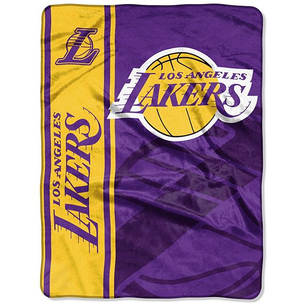 The Northwest Company Los Angeles Lakers Hooper 60 X 80 Oversized Raschel Throw Blanket