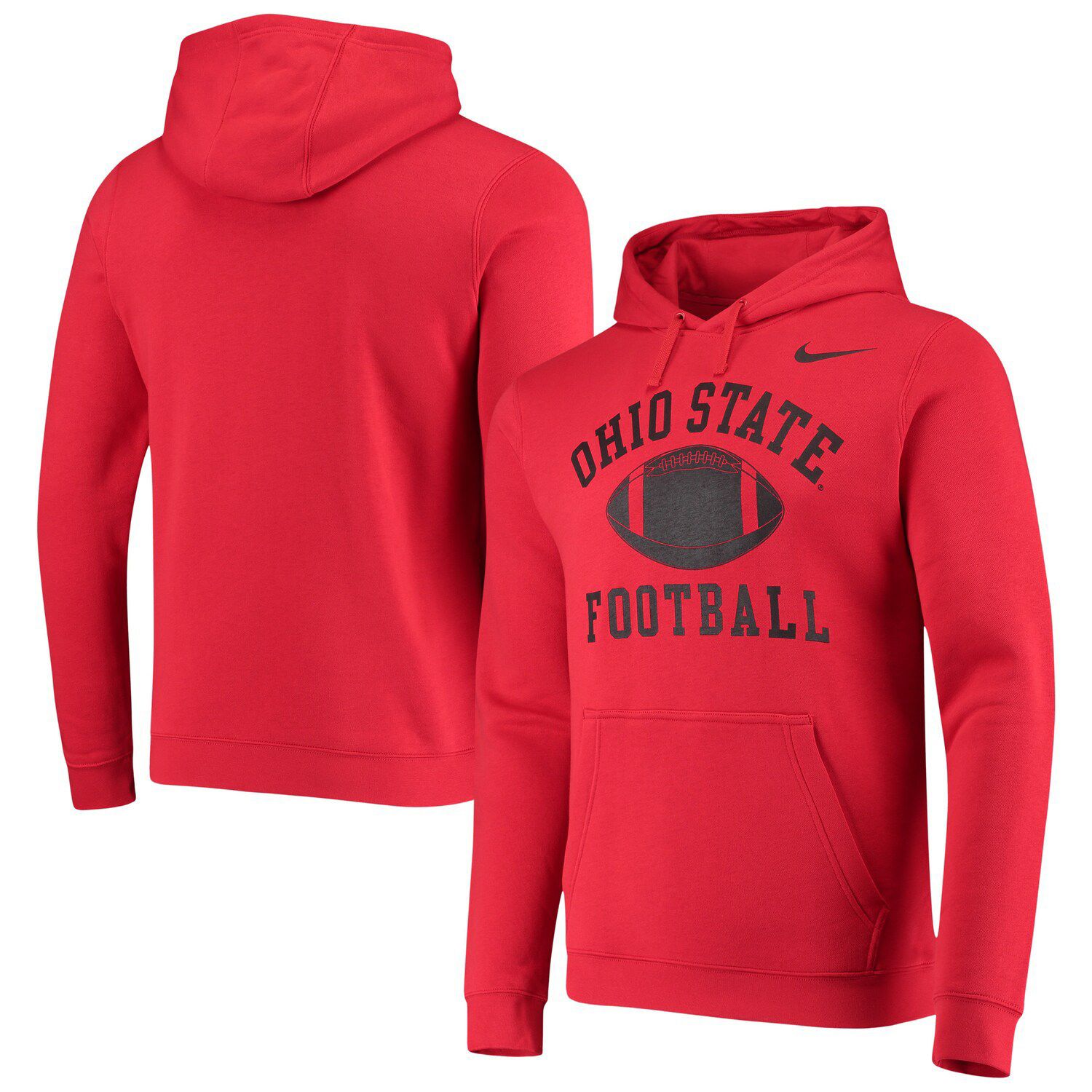 ohio state hoodie red