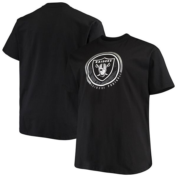 Men's Fanatics Branded Black Las Vegas Raiders Big & Tall T-Shirt