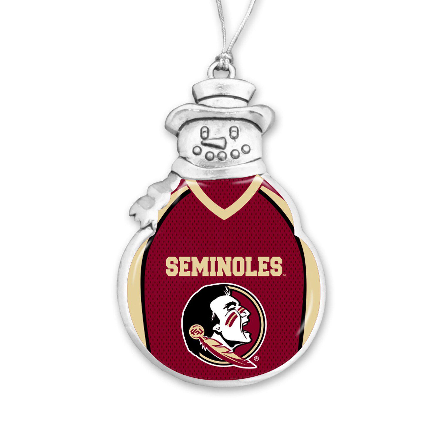 Image for Unbranded Florida State Seminoles Snowman Football Jersey Ornament at Kohl's.