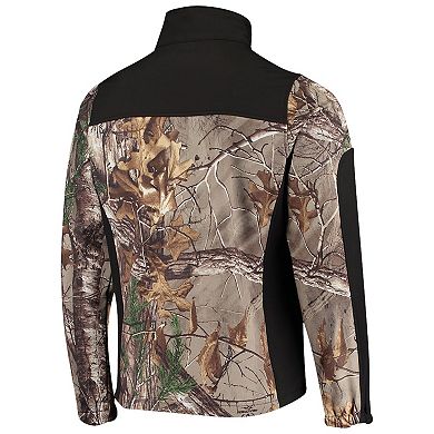 Men's Dunbrooke Realtree Camo/Black Tampa Bay Buccaneers Circle Hunter Softshell Full-Zip Jacket