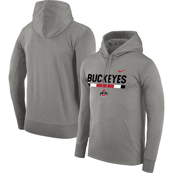 Men's Nike Heathered Gray Ohio State Buckeyes Team DNA Performance ...