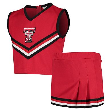 Girls Youth Red Texas Tech Red Raiders Two-Piece Cheer Set