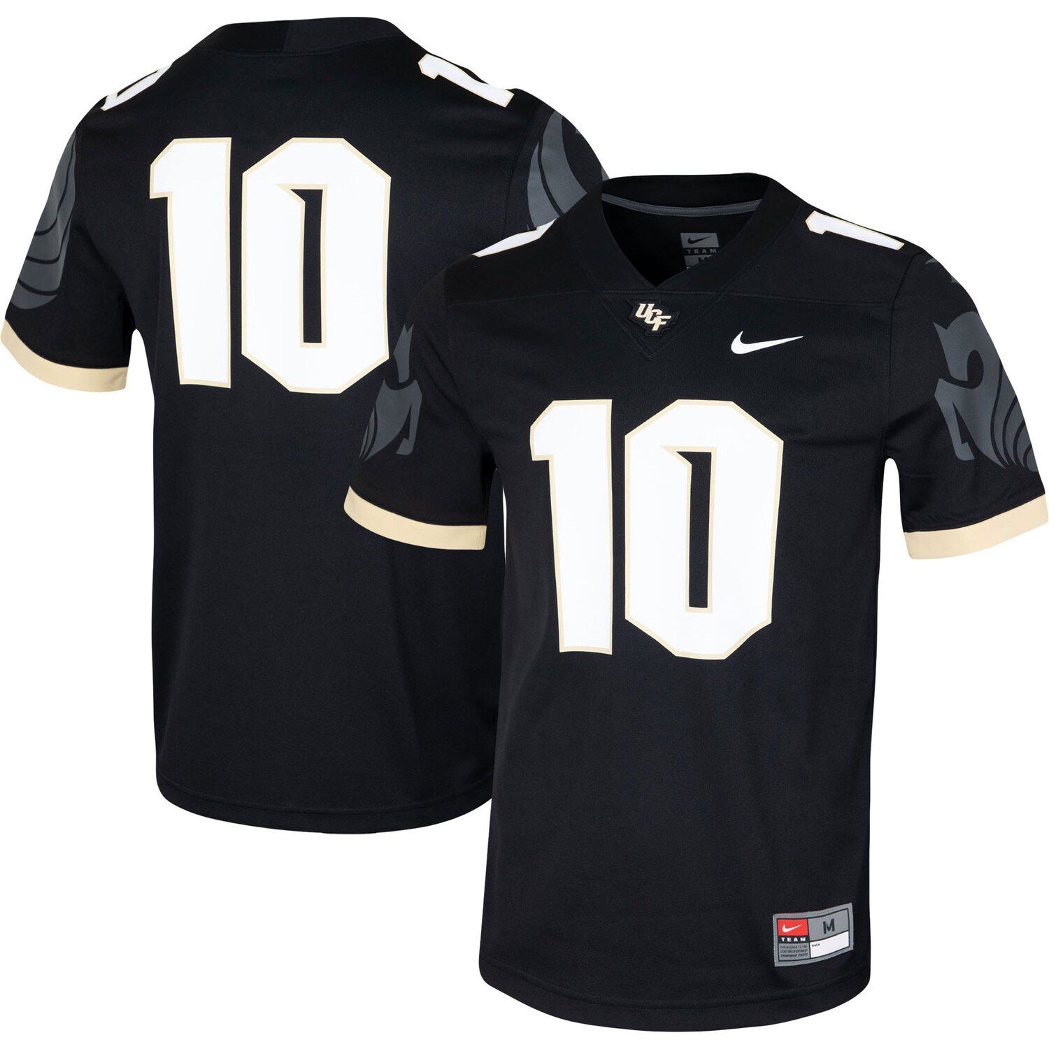 Nike #10 Black UCF Knights Football Jersey