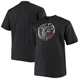 Men's Fanatics Branded Black Atlanta Falcons Big & Tall Color Pop T-Shirt