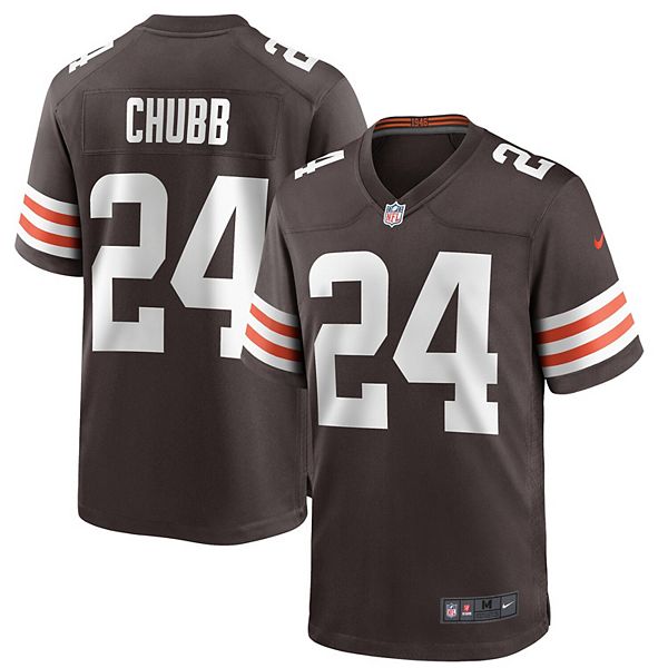 Infant Nike Nick Chubb Brown Cleveland Browns Game Romper Jersey