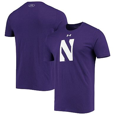 Men's Under Armour Purple Northwestern Wildcats School Logo Performance Cotton T-Shirt