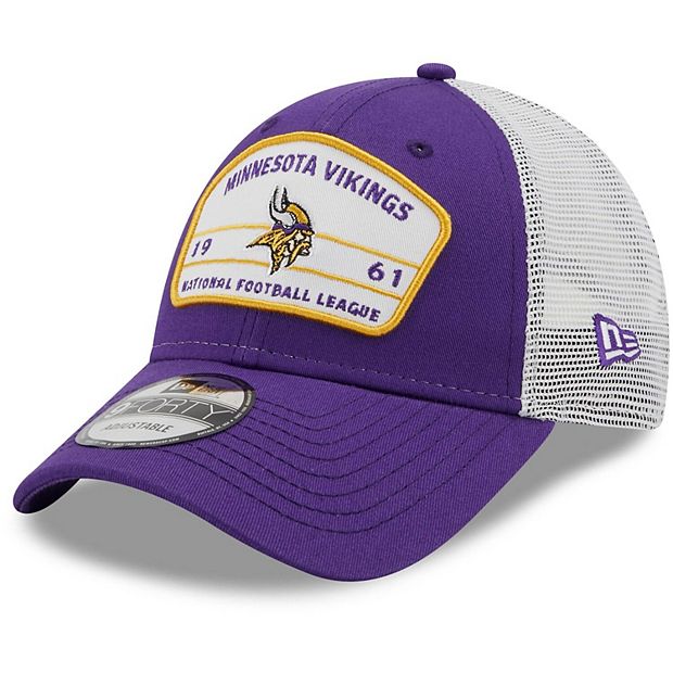 Men's New Era Purple Minnesota Vikings The League 9FORTY Adjustable Hat