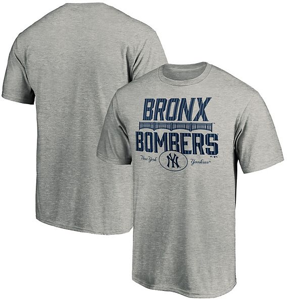 Men's Fanatics Branded Heathered Gray New York Yankees The Bomber