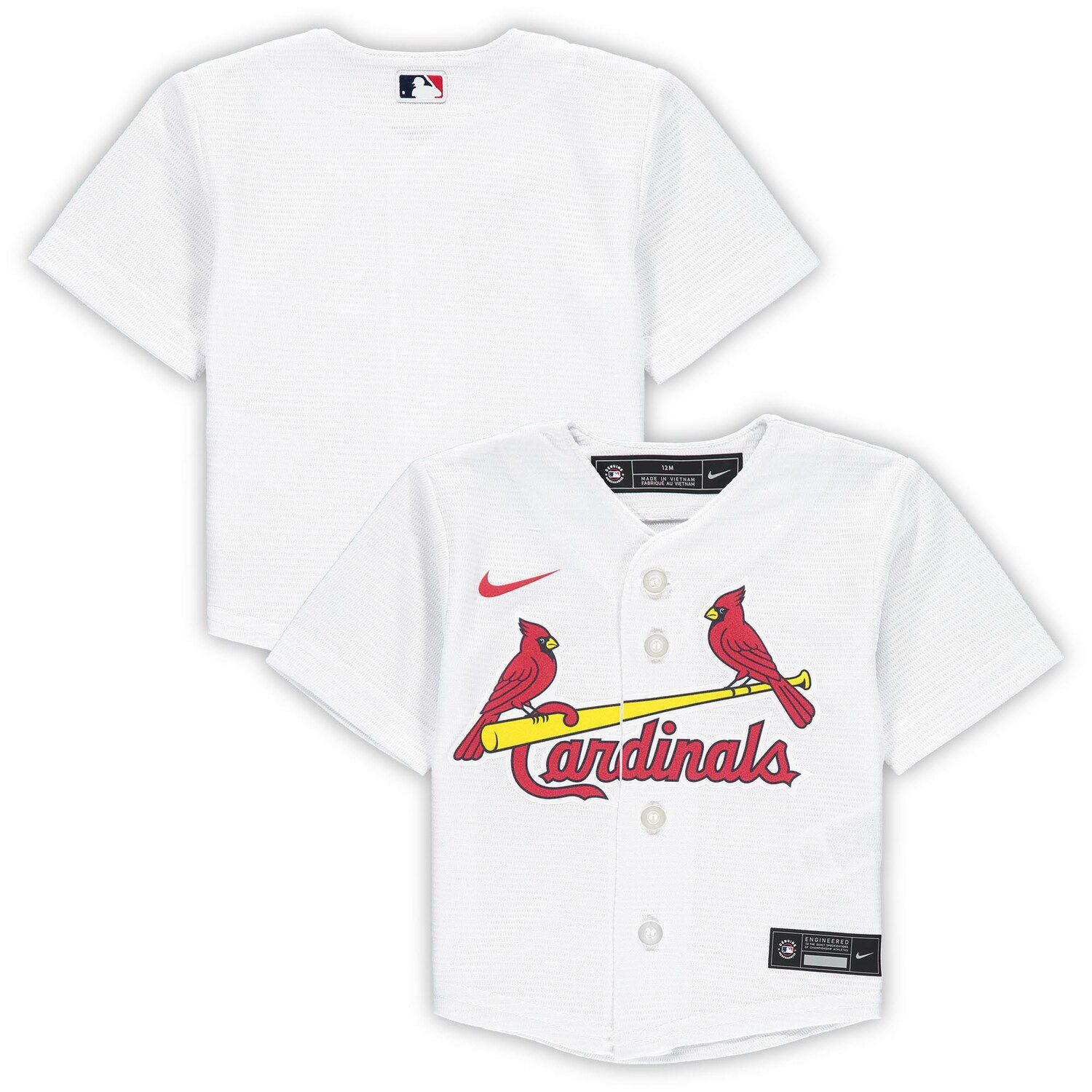 white cardinals jersey