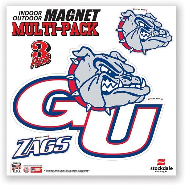 Wincraft Gonzaga Bulldogs Logo Indoor Outdoor Magnets