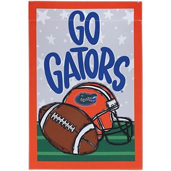 Florida Gators 12'' x 18" Team Helmet & Ball Garden Flag