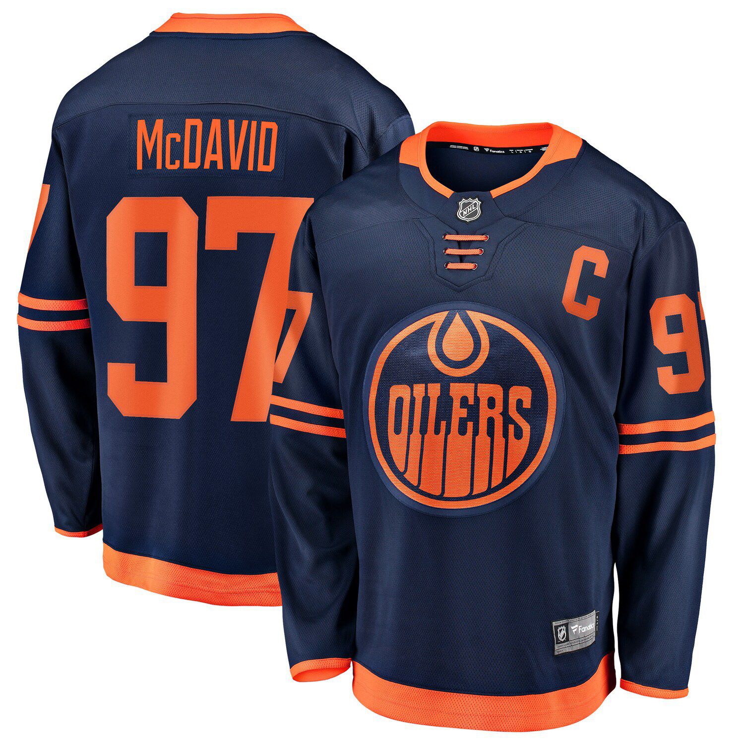 Outerstuff Connor McDavid Edmonton Oilers Preschool Alternate Replica Player Jersey - Navy