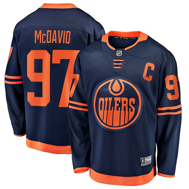 Men s Fanatics Branded Connor McDavid Navy Edmonton Oilers Alternate Premier Breakaway Player Jersey