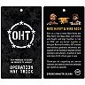 Men's Colosseum Black Indiana Hoosiers OHT Military Appreciation Waffle Full-Zip Hoodie