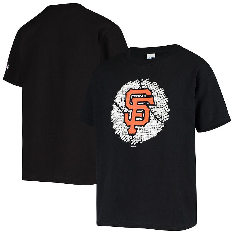 Youth Black San Francisco Giants Baseball T-Shirt, Boys, Size: Youth XL
