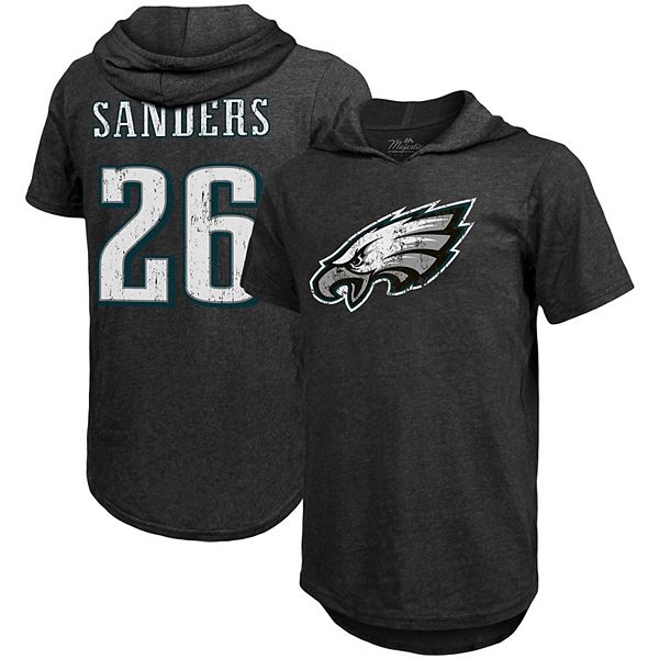 Youth Philadelphia Eagles Miles Sanders Midnight Green Mainliner Name &  Number T-Shirt