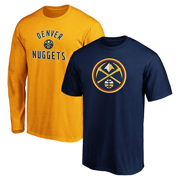 Men's Fanatics Branded Navy/Gold Denver Nuggets T-Shirt Combo Pack