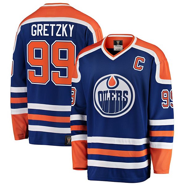 80's Wayne Gretzky Edmonton Oilers Blue CCM NHL Jersey Size Medium